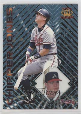 1997 Pacific Crown Collection Prism - [Base] - Light Blue #79 - Chipper Jones