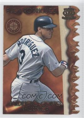 1997 Pacific Crown Collection Prism - Sizzling Lumber #SL-6B - Alex Rodriguez