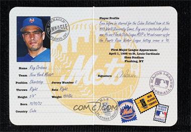 1997 Pinnacle - Passport to the Majors #20 - Rey Ordonez