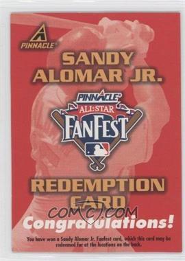 1997 Pinnacle All-Star FanFest - Sandy Alomar Jr. Expired Redemption #_SAAL - Sandy Alomar
