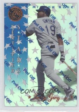 1997 Pinnacle Certified - [Base] - Mirror Blue #147 - Tony Gwynn