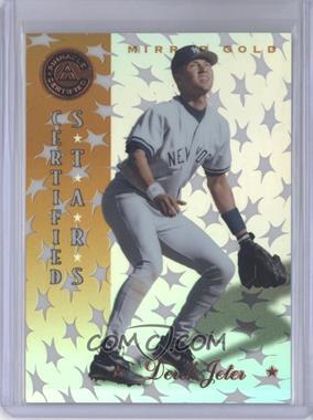 1997 Pinnacle Certified - [Base] - Mirror Gold #141 - Derek Jeter