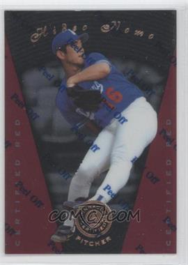 1997 Pinnacle Certified - [Base] - Red #63 - Hideo Nomo