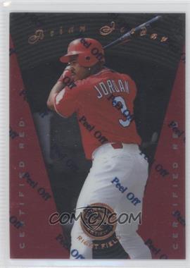 1997 Pinnacle Certified - [Base] - Red #80 - Brian Jordan