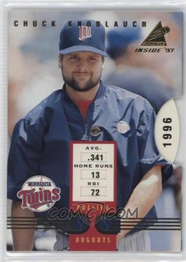 1997 Pinnacle Inside - Dueling Dugouts #5 - Roberto Alomar, Chuck Knoblauch [EX to NM]