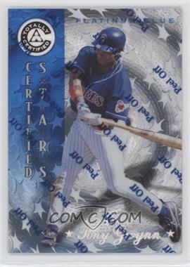 1997 Pinnacle Totally Certified - [Base] - Platinum Blue Missing Serial Number #147 - Tony Gwynn