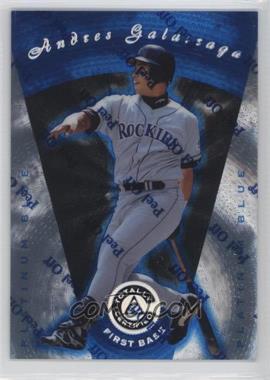 1997 Pinnacle Totally Certified - [Base] - Platinum Blue #48 - Andres Galarraga /1999