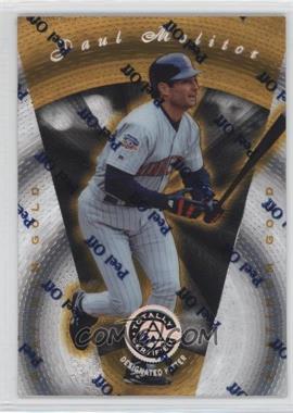 1997 Pinnacle Totally Certified - [Base] - Platinum Gold Missing Serial Number #30 - Paul Molitor