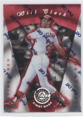 1997 Pinnacle Totally Certified - [Base] - Platinum Red #97 - Will Clark /3999