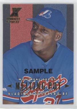 1997 Pinnacle X-Press - Melting Pot - Samples #2 - Vladimir Guerrero /500