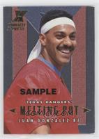 Juan Gonzalez [Good to VG‑EX] #/500