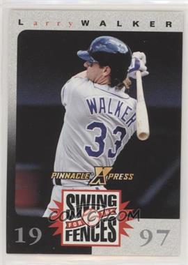 1997 Pinnacle X-Press - Swing for the Fences Game #_LAWA - Larry Walker