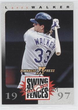 1997 Pinnacle X-Press - Swing for the Fences Game #_LAWA - Larry Walker
