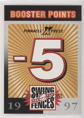 1997 Pinnacle X-Press - Swing for the Fences Game #BP5.1 - Booster Points -5