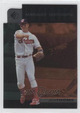 1997 SP - Marquee Matchups #MM17 - Jim Thome (Deion Sanders on Back)