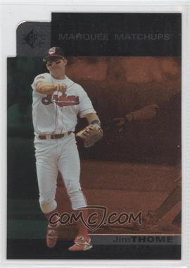 1997 SP - Marquee Matchups #MM17 - Jim Thome (Deion Sanders on Back)