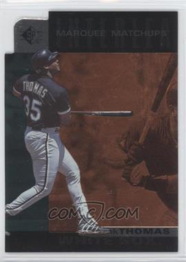 1997 SP - Marquee Matchups #MM19 - Frank Thomas (Albert Belle on Back)