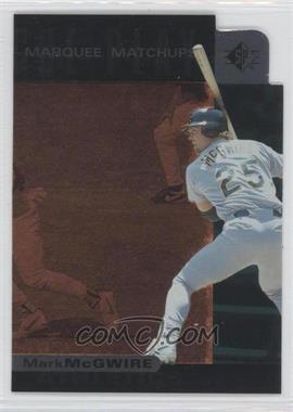1997 SP - Marquee Matchups #MM4 - Mark McGwire (Jose Canseco on Back)