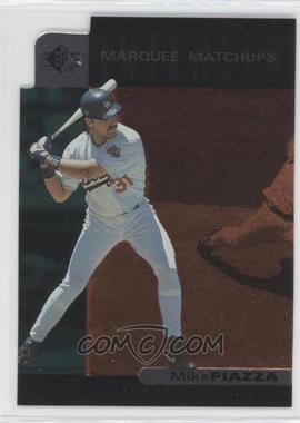 1997 SP - Marquee Matchups #MM5 - Mike Piazza (Hideo Nomo on Back)