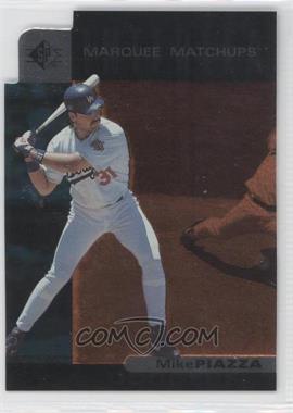 1997 SP - Marquee Matchups #MM5 - Mike Piazza (Hideo Nomo on Back)