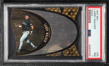 1997 SPx - [Base] - Gold #SPX25 - Larry Walker [PSA 7 NM]