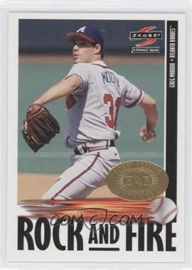 1997 Score - [Base] - Hobby Reserve #HR520 - Rock And Fire - Greg Maddux