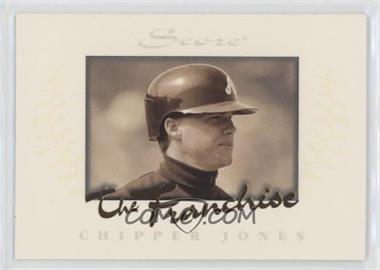 1997 Score - The Franchise - Glow in the Dark #4 - Chipper Jones