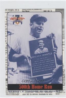 1997 Score Board Mickey Mantle Shoe Box Collection - 500th Home Run 3 x 5 #6 - Mickey Mantle