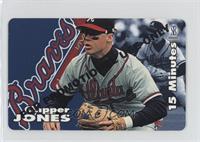 Chipper Jones (Standard Back Promotional Overstrike)