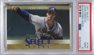 1997 Select - [Base] - Registered Gold #146 - John Smoltz [PSA 9 MINT]