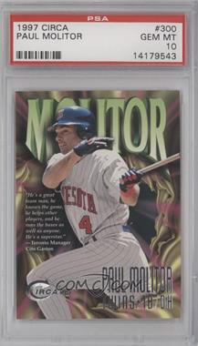 1997 Skybox Circa - [Base] #300 - Paul Molitor [PSA 10 GEM MT]