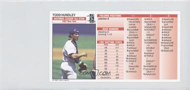 1997 Strat-O-Matic All-Stars - [Base] #_TOHU - Todd Hundley