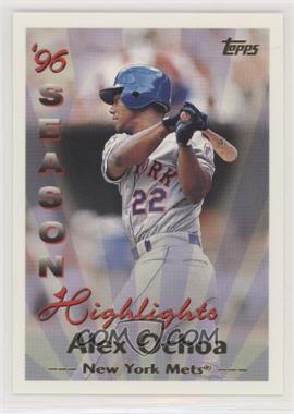 1997 Topps - [Base] #103 - Season Highlights - Alex Ochoa