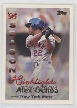 1997 Topps - [Base] #103 - Season Highlights - Alex Ochoa
