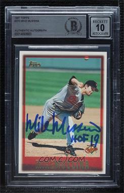 1997 Topps - [Base] #375 - Mike Mussina [BAS BGS Authentic]