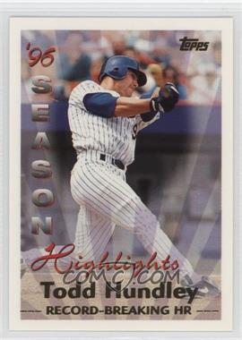 1997 Topps - [Base] #466 - Season Highlights - Todd Hundley