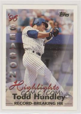 1997 Topps - [Base] #466 - Season Highlights - Todd Hundley [EX to NM]