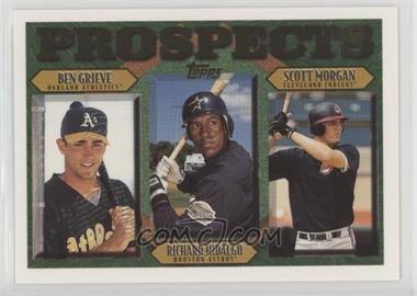 1997 Topps - [Base] #488 - Prospects - Ben Grieve, Richard Hidalgo, Scott Morgan