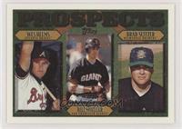 Prospects - Wes Helms, Bill Mueller, Brad Seitzer [EX to NM]