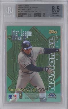 1997 Topps - Inter-League Match-Ups - Refractors #ILM3 - Ken Griffey Jr., Dante Bichette [BGS 8.5 NM‑MT+]