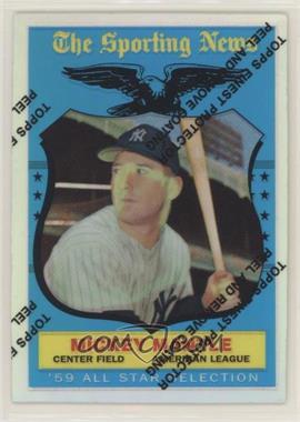 1997 Topps - Mickey Mantle Reprints - Finest Refractors #27 - Mickey Mantle (1959 Topps All-Star)