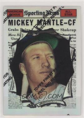 1997 Topps - Mickey Mantle Reprints - Finest Refractors #32 - Mickey Mantle (1961 Topps All-Star)