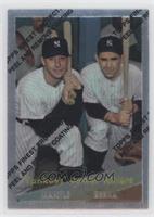 Mickey Mantle, Yogi Berra (1957 Topps)