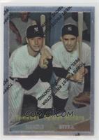 Mickey Mantle, Yogi Berra (1957 Topps)