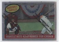 Mickey Mantle (1959 Topps Baseball Thrills)