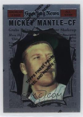 1997 Topps - Mickey Mantle Reprints - Finest #32 - Mickey Mantle (1961 Topps All-Star)