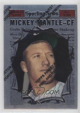 1997 Topps - Mickey Mantle Reprints - Finest #32 - Mickey Mantle (1961 Topps All-Star)