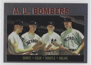 1997 Topps - Mickey Mantle Reprints - Finest #36 - Roger Maris, Norm Cash, Mickey Mantle, Al Kaline (1964 Topps)