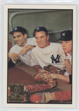 1997 Topps - Mickey Mantle Reprints #21 - Hank Bauer, Yogi Berra, Mickey Mantle (1953 Bowman Color)