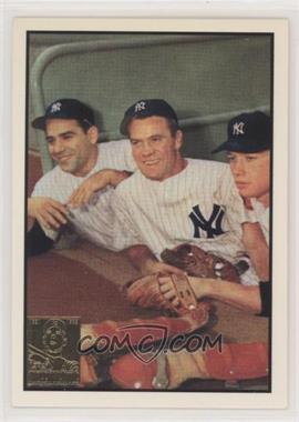 1997 Topps - Mickey Mantle Reprints #21 - Hank Bauer, Yogi Berra, Mickey Mantle (1953 Bowman Color)